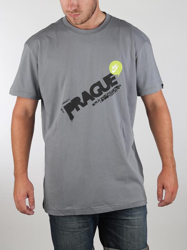 Tričko Nike PRAGUE TEE 09 Šedá