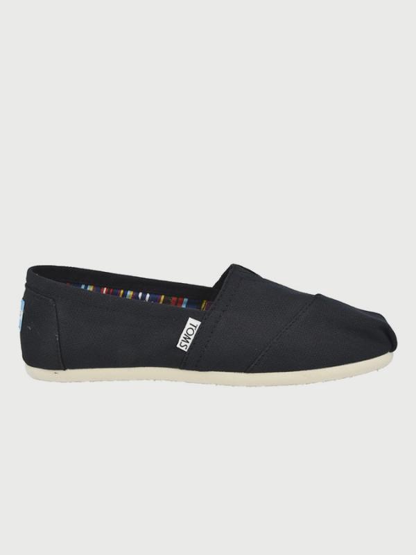 Boty Toms BLACK CANVAS WM CLSC ALPRG NL Černá