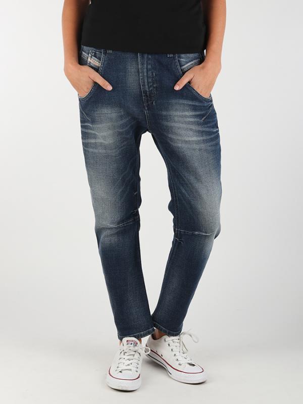Džíny Diesel FAYZA L.32 PANTALONI Modrá