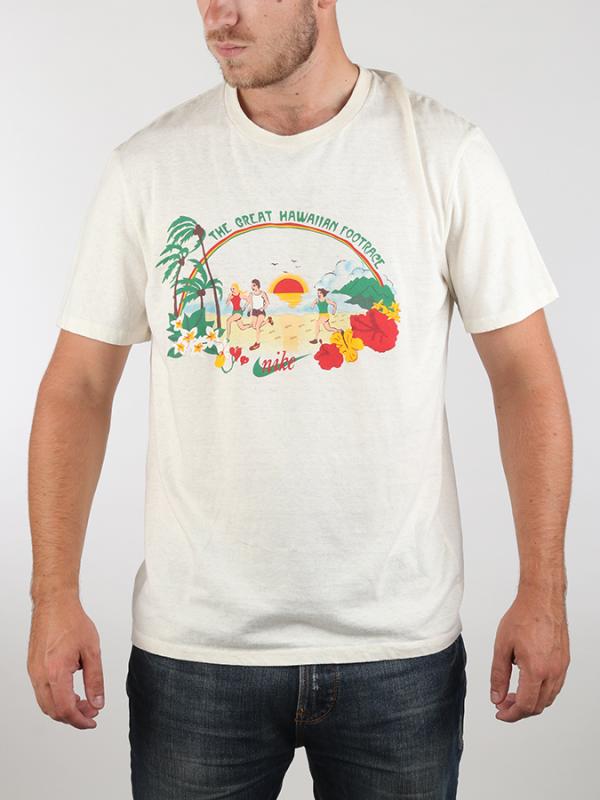 Tričko Nike THE ALOHA SS TEE Bílá