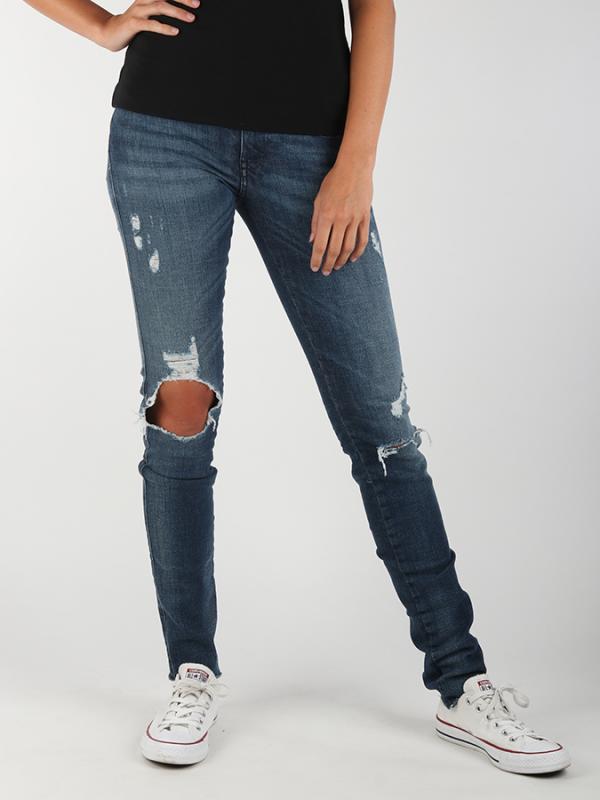 Džíny Diesel SKINZEE-LOW L.34 PANTALONI Modrá