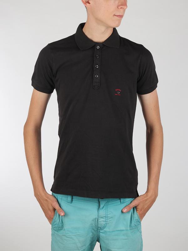 Tričko Diesel T-ALEX CAMICIA Černá