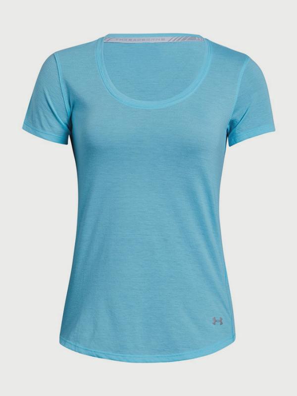 Tričko Under Armour Threadborne Streaker SS Modrá