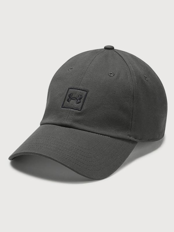 Kšiltovka Under Armour Men's Washed Cotton Cap Šedá