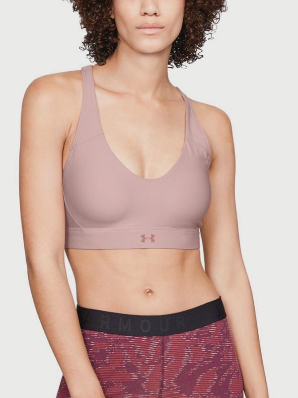 Podprsenka Under Armour Vanish Mid Bra Růžová