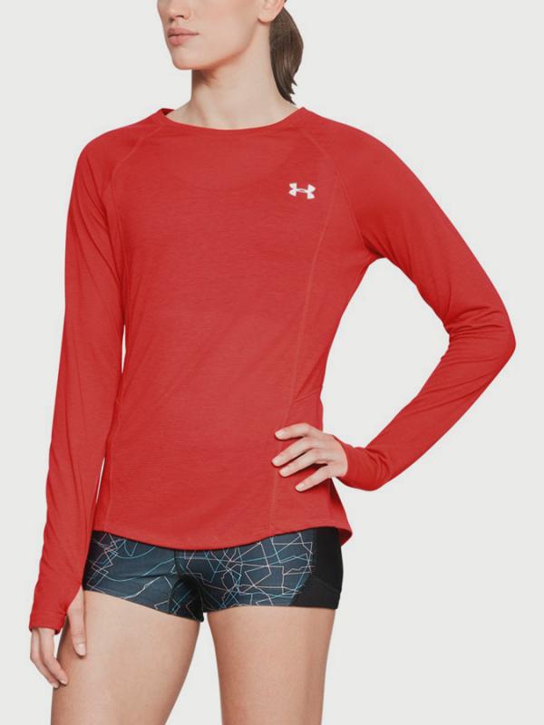 Tričko Under Armour Streaker Longsleeve Červená