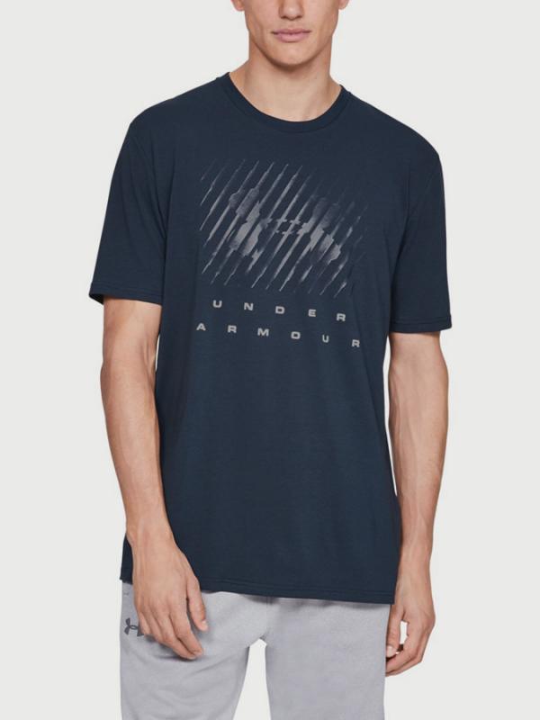 Tričko Under Armour Branded BL SS Modrá