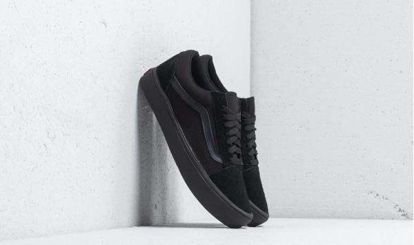 Vans Old Skool Lite (Suede/ Canvas) Black/ Black
