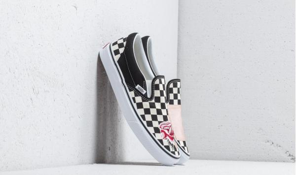Vans Classic Slip-On (Satin Patchwork) Checkerboard