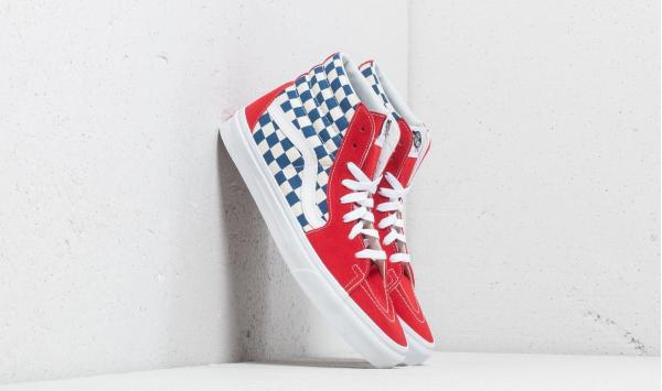 Vans Sk8-Hi (Bmx Checkerboard) True Blue/ Red