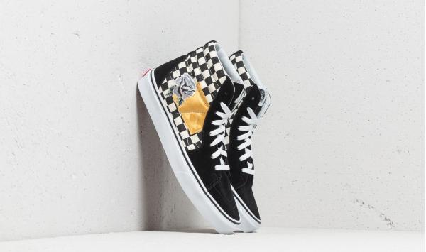 Vans Sk8-Hi (Satin Patchwork) Checkerboard