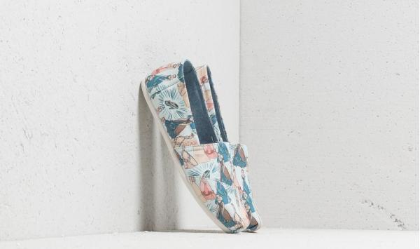 TOMS x Disney Classic Blue Cinderella Printed Canvas Wmn