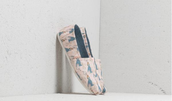TOMS x Disney Classic Pink Sleeping Beauty Printed Canvas Pink