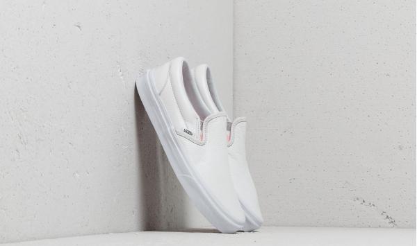 Vans Classic Slip-On (Lurex Gore) True White