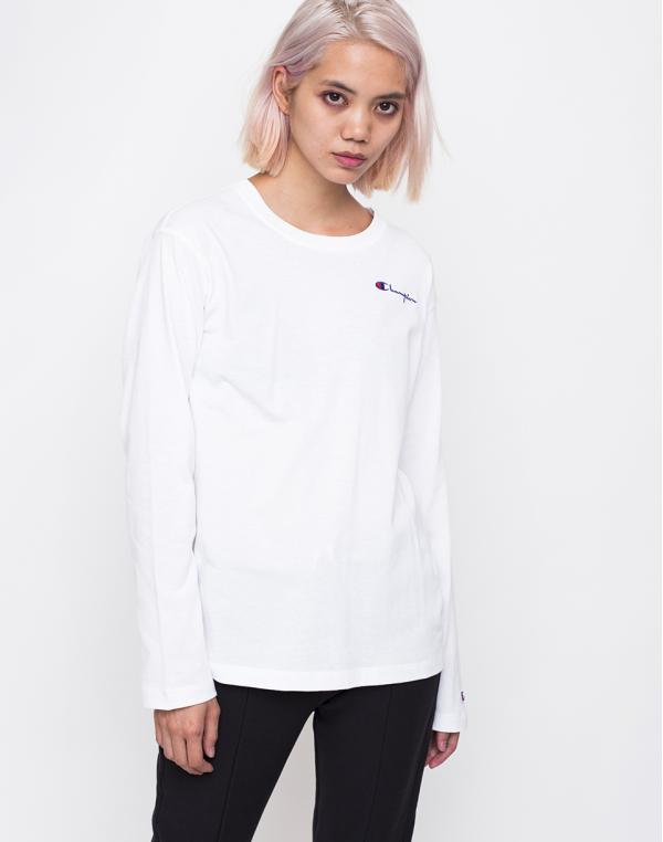 Champion Long Sleeve T-Shirt WHT L