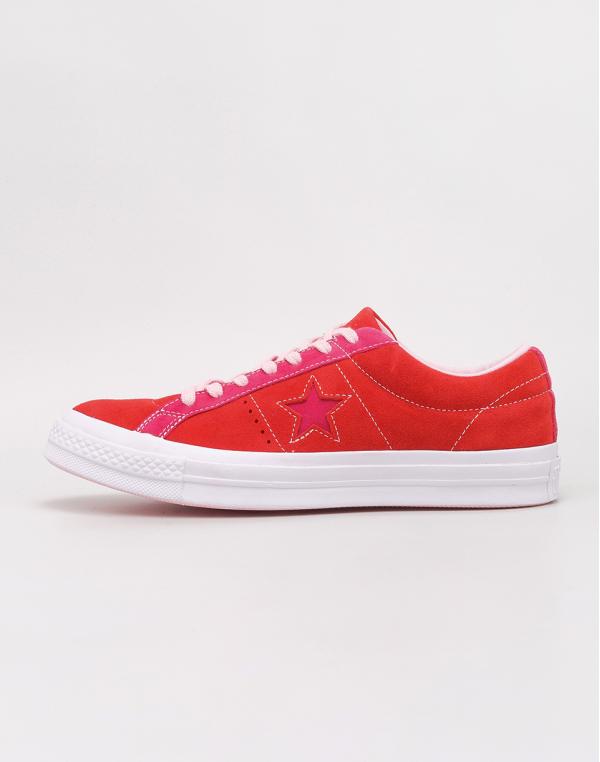Converse One Star OX Enamel Red/ Pink Pop 42