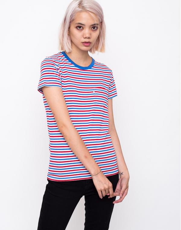 Levi´s® The Perfect Crew Kim Chinese Red / Nebulas Blue / Cloud Dancer L