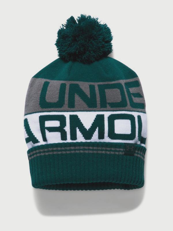 Čepice Under Armour Men's Retro Pom Beanie 2.0 Zelená
