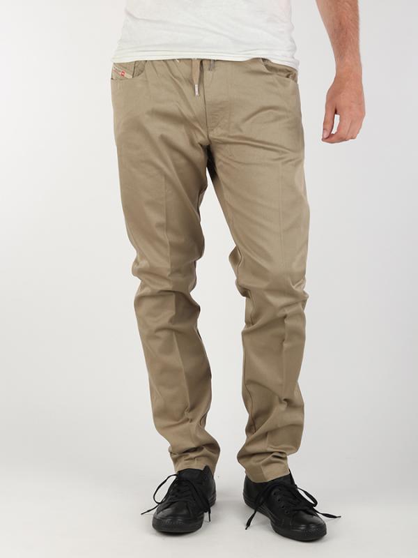 Kalhoty Diesel P-FARNELLO-RIB PANTALONI Hnědá