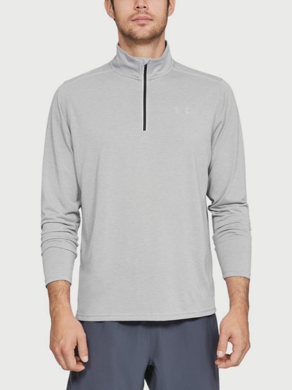 Tričko Under Armour Threadborne Streaker 1/4 Zip Šedá