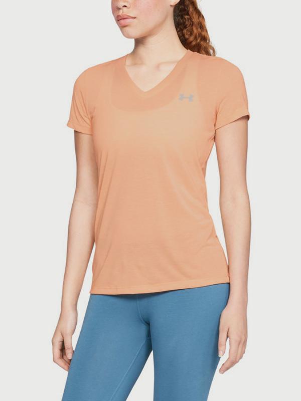 Tričko Under Armour Threadborne Train SSV Twist Oranžová