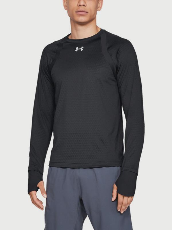 Tričko Under Armour Hexdelta Longsleeve Černá