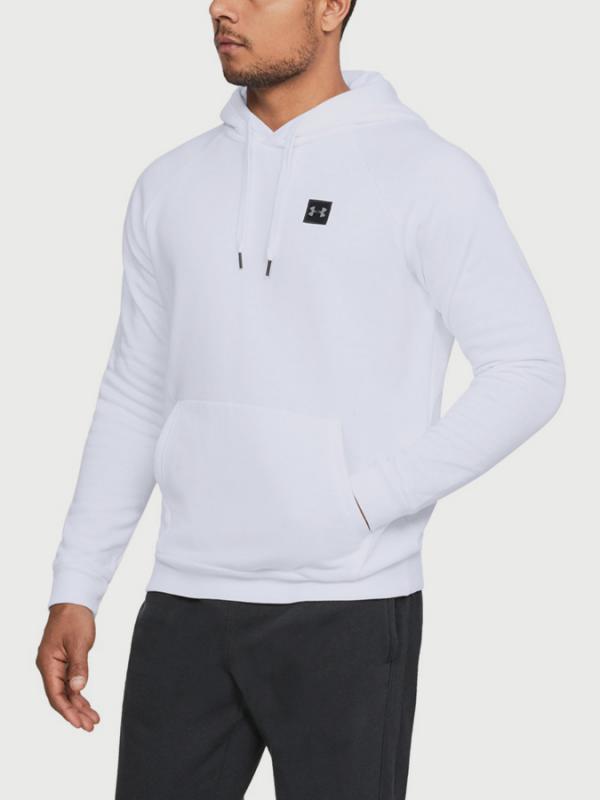 Mikina Under Armour Rival Fleece Po Hoodie Bílá