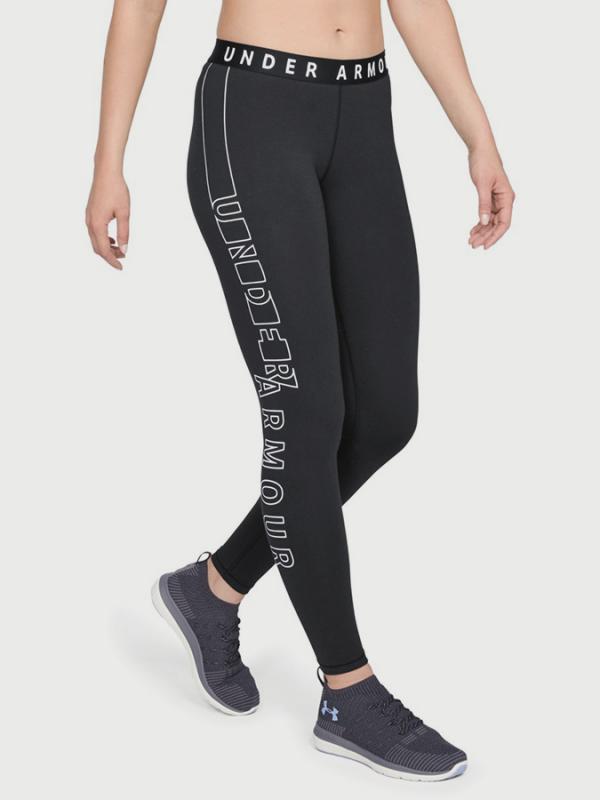 Tepláky Under Armour Favorite Graphic Legging- Wm Černá