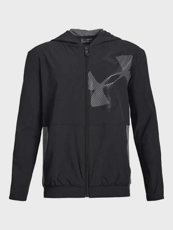 Bunda Under Armour Woven Warm Up Jacket Černá