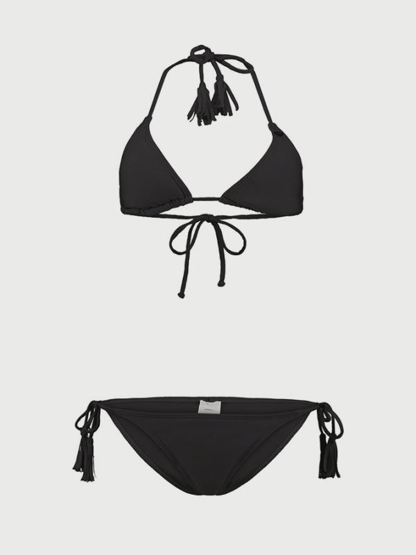 Bikiny O´Neill PW SOLID TRIANGLE BIKINI Černá