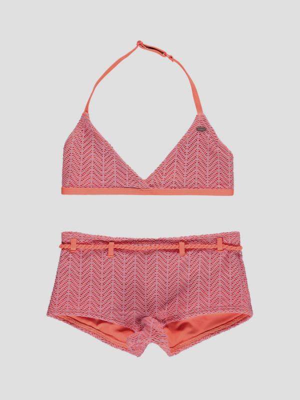 Plavky O´Neill PG STRUCTURE HALTER BIKINI Růžová