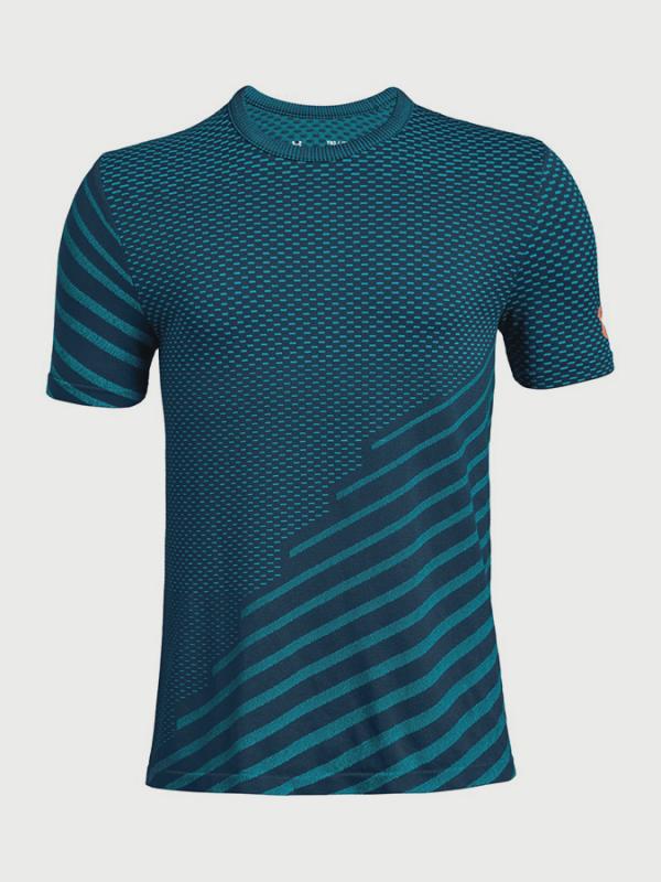 Tričko Under Armour Seamless Tee Modrá
