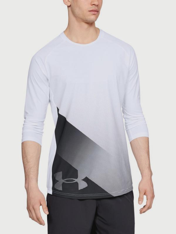 Tričko Under Armour Vanish 3/4 Sleeve Bílá