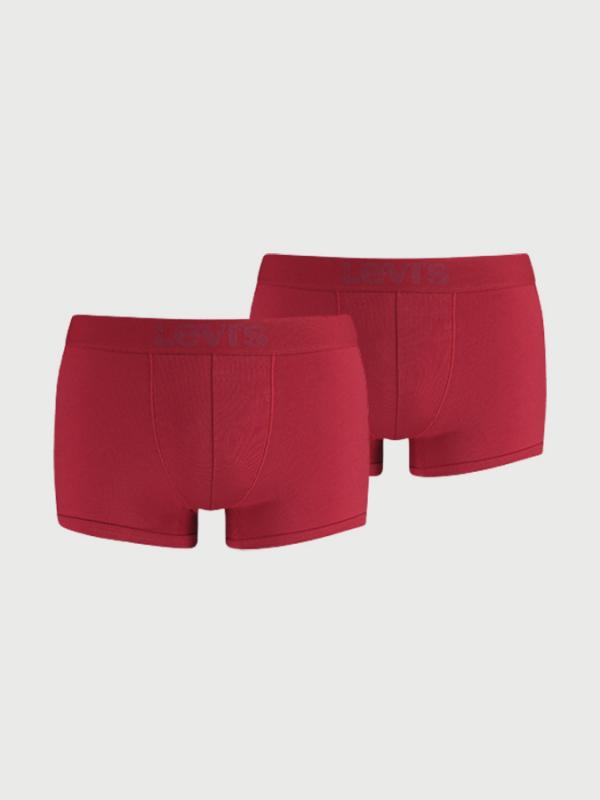 Boxerky LEVI'S 200Sf Trunk 2 Pack Červená
