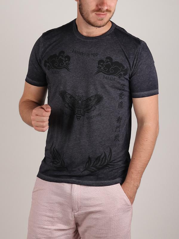 Tričko Replay M3385 T-Shirt Modrá