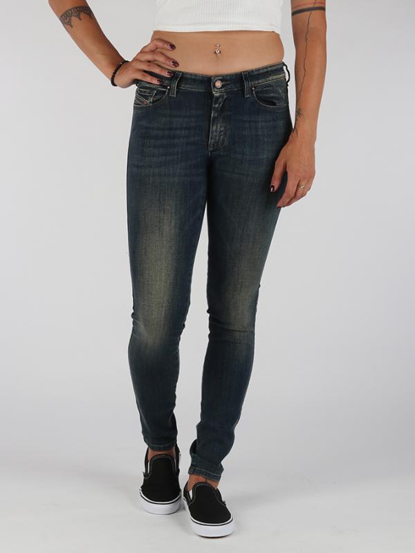 Džíny Diesel DORIS L.32 PANTALONI Modrá