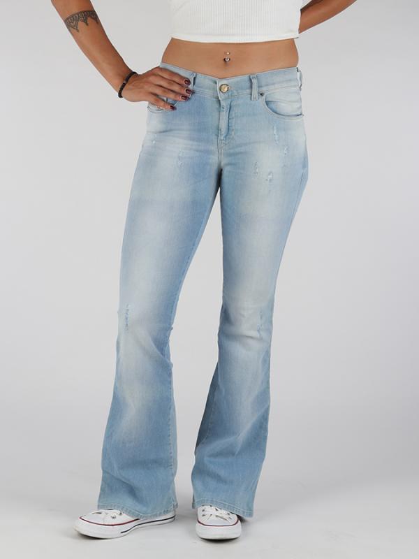 Džíny Diesel SANDY-B L.30 PANTALONI Modrá