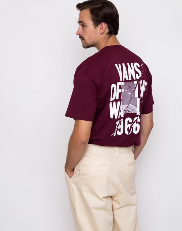 Vans Cracked Pavement Burgundy XL