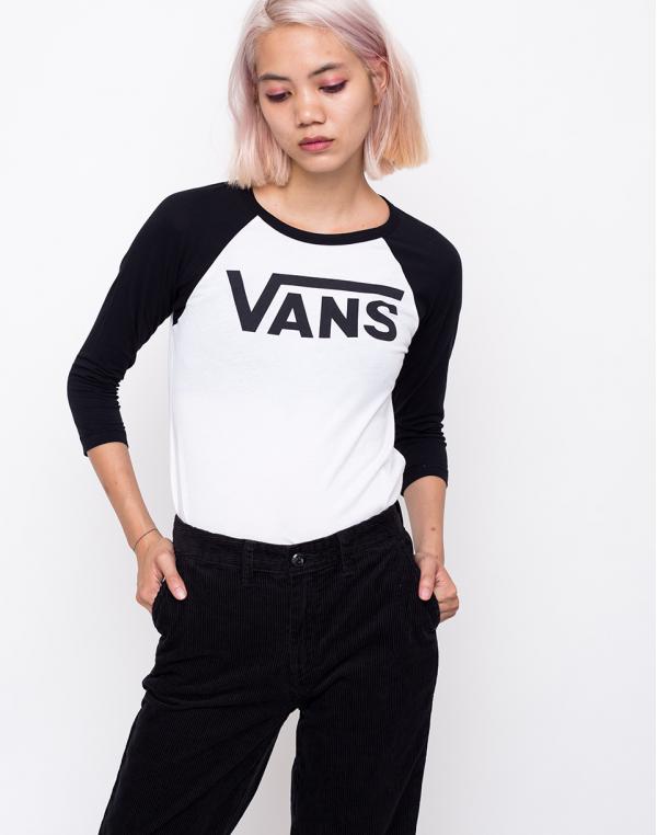 Vans Flying V Raglan White / Black L