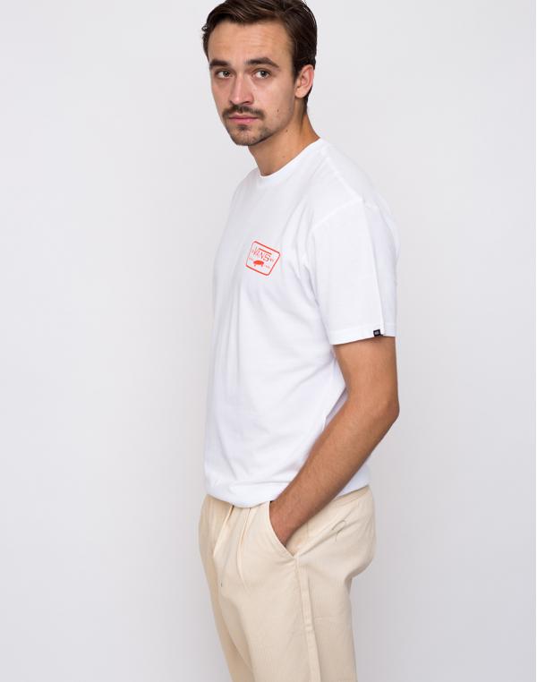 Vans Full Patch Back White / Flame M