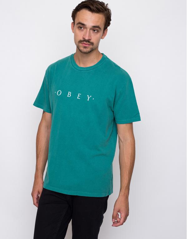 Obey Novel Dusty Teal Blue XL