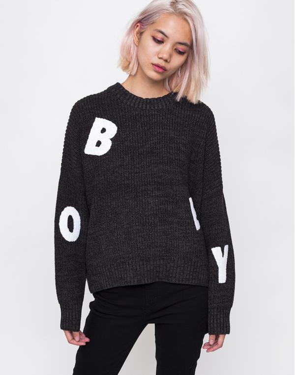 Obey Jumbled Crew Black XL