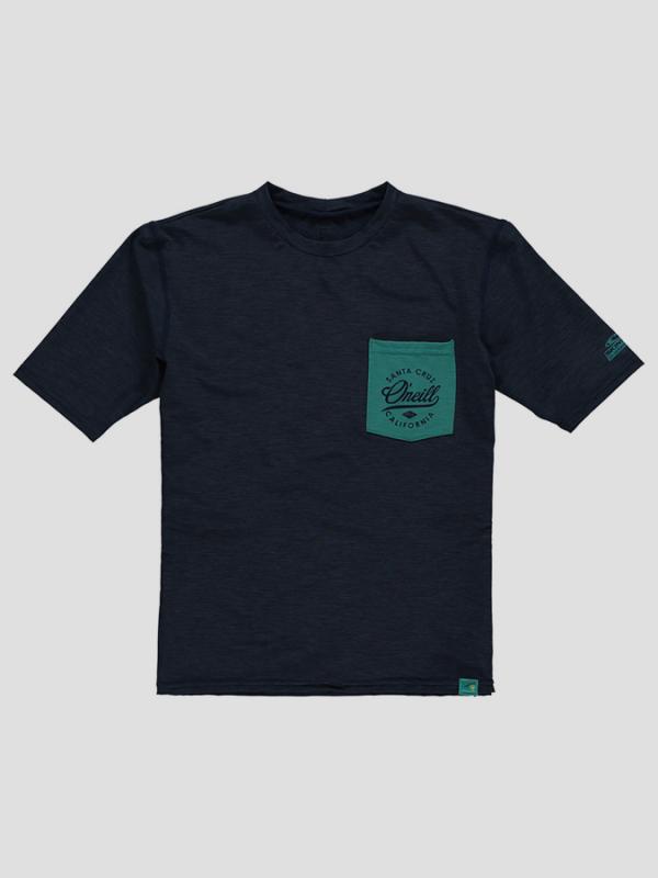 Tričko O´Neill PB POCKET SURF S/SLV SKIN Modrá