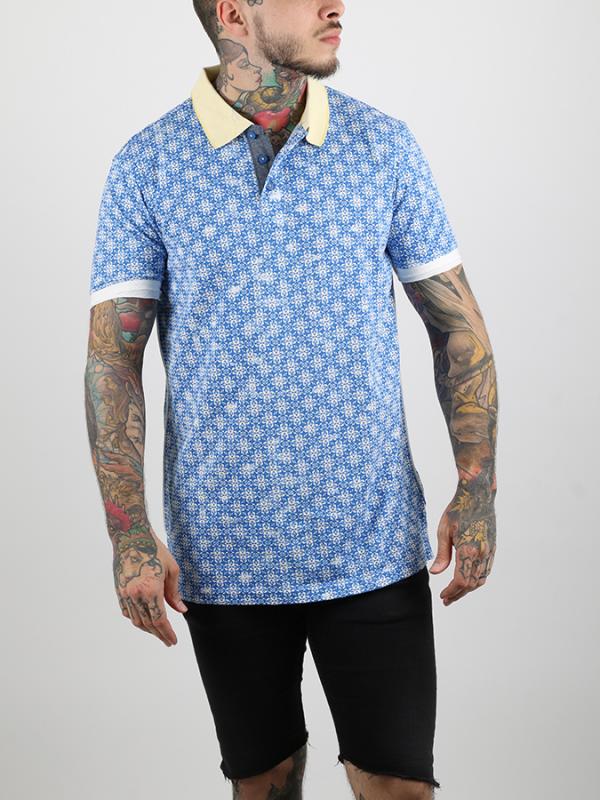 Tričko Alcott POLO ALL OVER PRINT Barevná