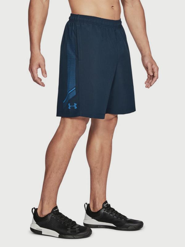 Kraťasy Under Armour Woven Graphic Short Modrá