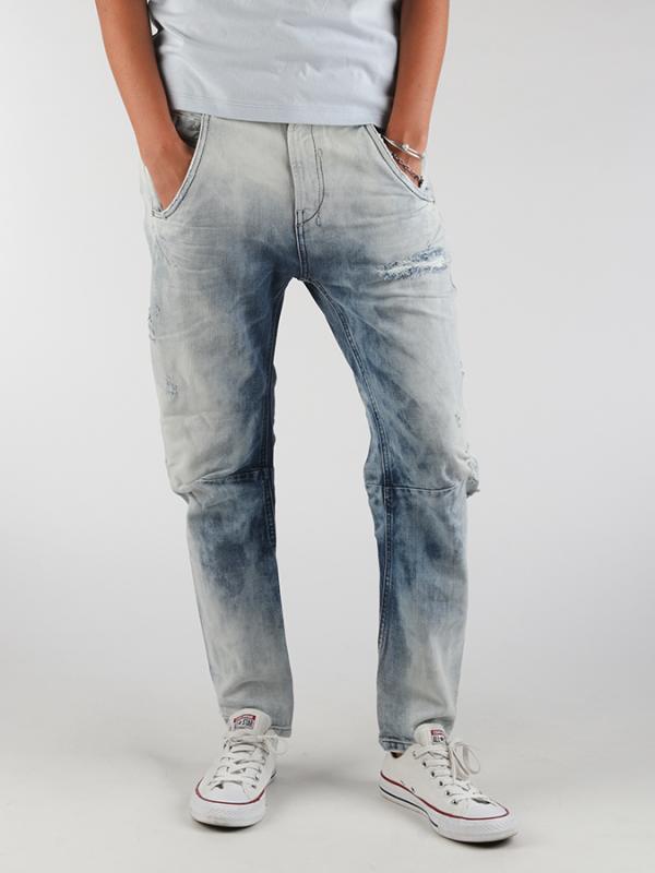 Džíny Diesel FAYZA L.32 PANTALONI Modrá