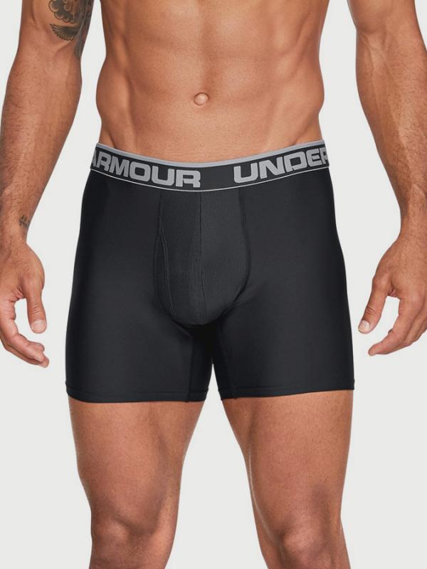 Boxerky Under Armour O-Series 6in Boxerjock 2 Pack Novelty Černá