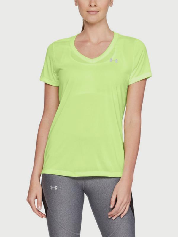 Tričko Under Armour Tech SSV - Twist Zelená