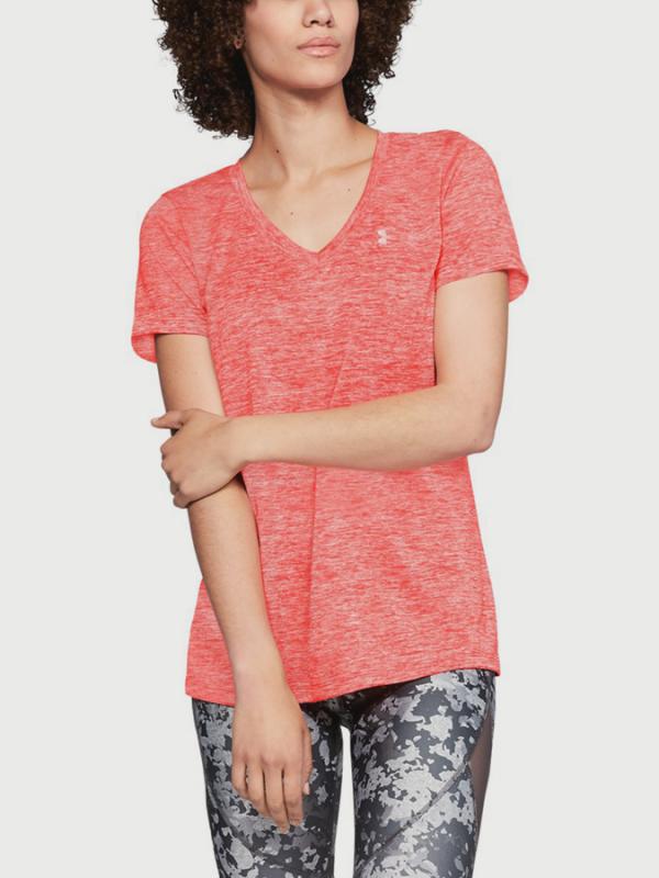 Tričko Under Armour Tech SSV - Twist Oranžová