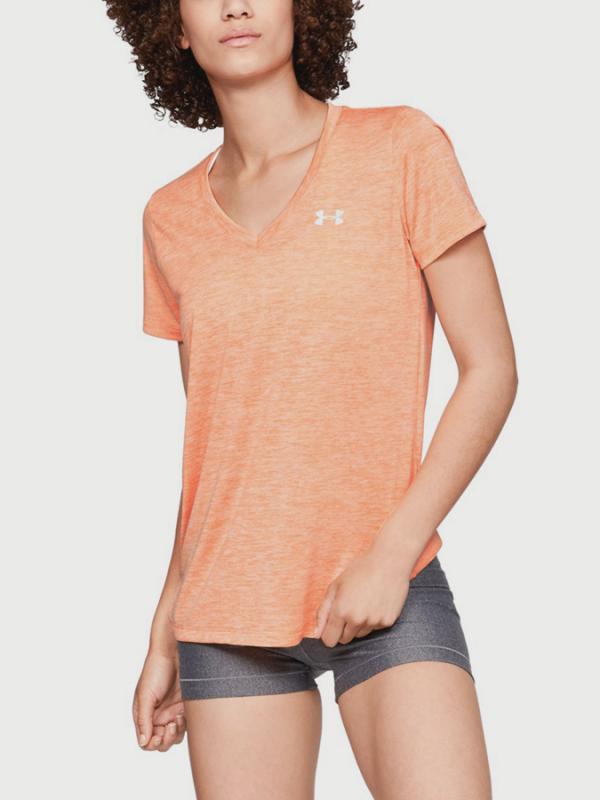 Tričko Under Armour Tech SSV - Twist Oranžová
